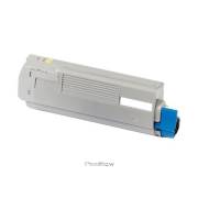 Toner compatível Oki c5850/c5950 amarelo (43865721)