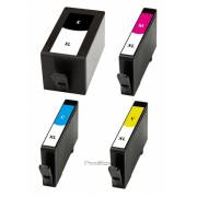 Pack 4 tinteiros compatíveis Hp 903XL CMYK