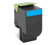 Toner compatível Lexmark 802HC ciano (802HC)