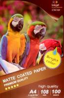 Papel fotográfico jato tinta A4 Mate (108g / 100 folhas)